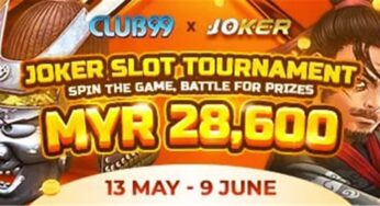 JOKER Slot Tournament di Club99: Peluang Menang RM28,600 Menanti Anda!