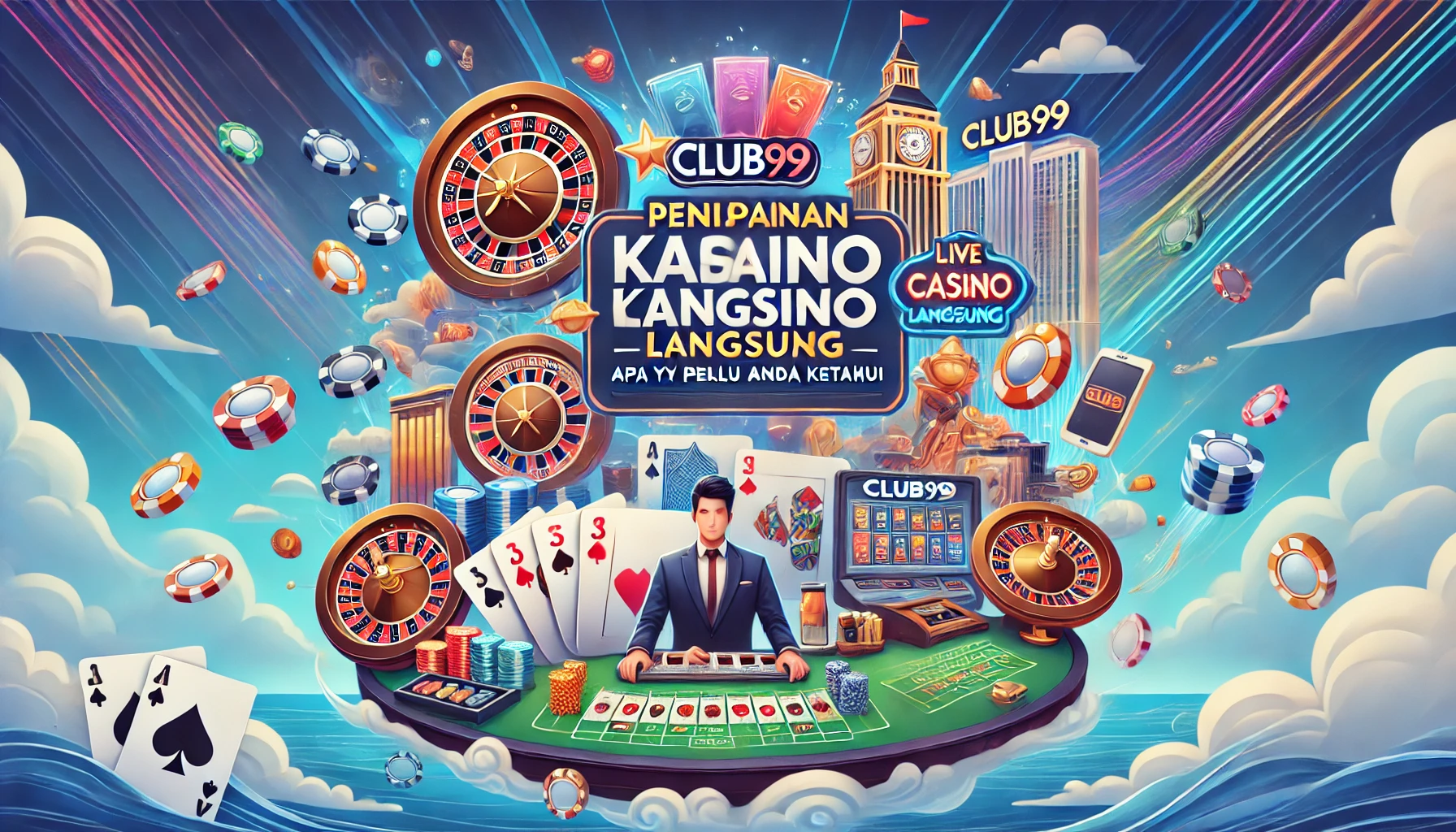 Jenis-Jenis Permainan Kasino Langsung di Club99