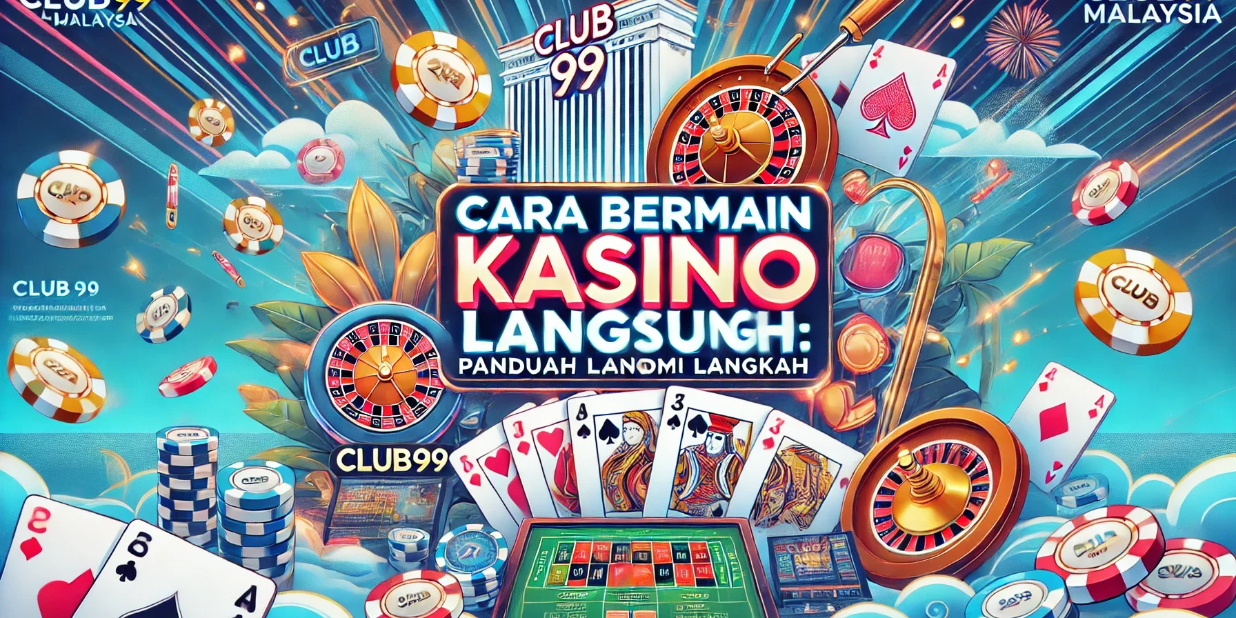Cara Bermain Kasino Langsung di Club99 Malaysia
