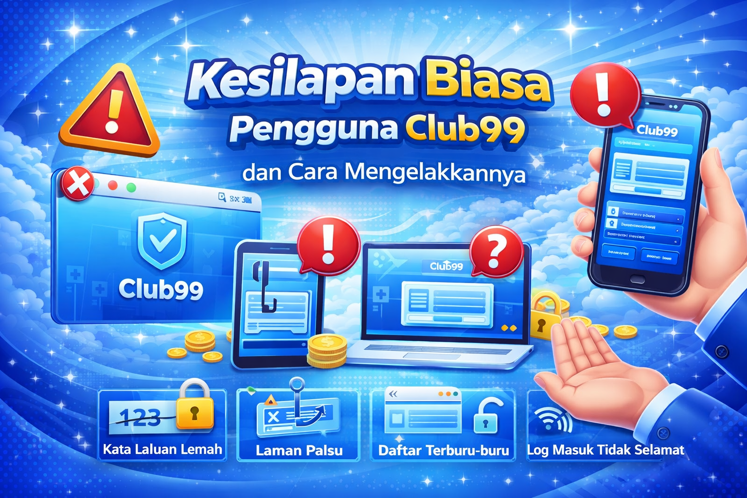 Common Club99 user mistakes and solutions Common Club99 user mistakes and solutions