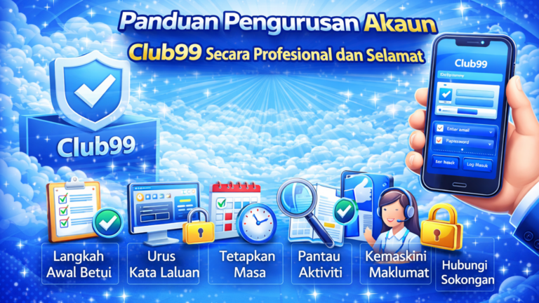 Professional and secure Club99 account management Professional and secure Club99 account management