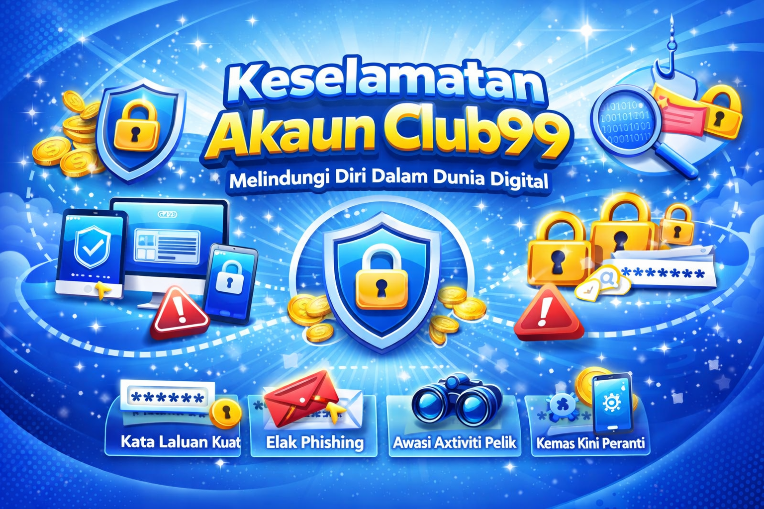 Securing your Club99 account online